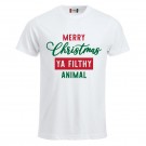 Merry Christmas ya filthy animal - t-shirt thumbnail