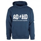 ADHD hoodie unisex blå thumbnail