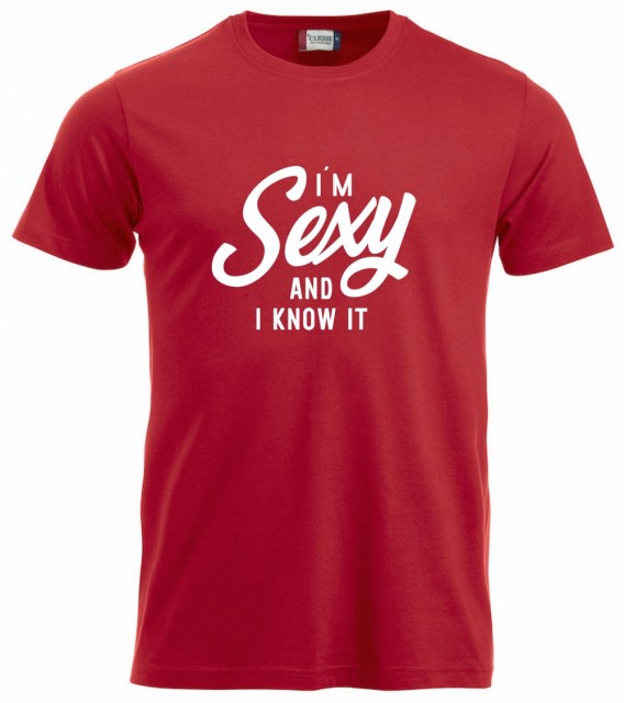 T-shirt - I´m sexy and I know it