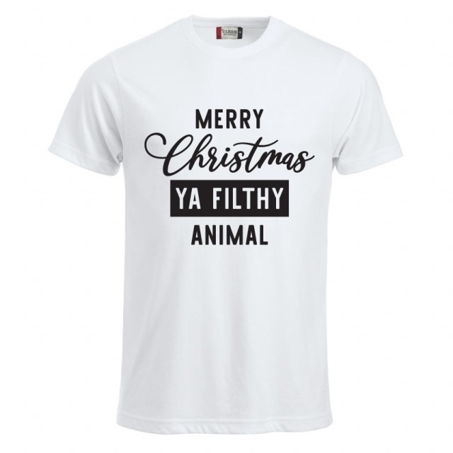 Merry Christmas ya filthy animal - t-shirt